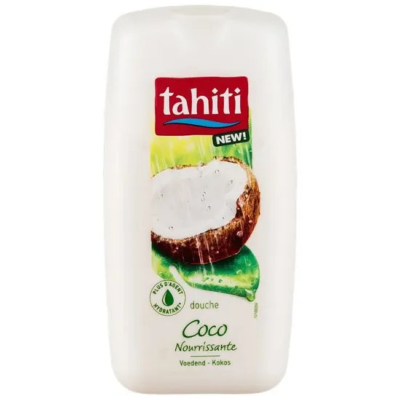Lot de 12 Flacons Gel Douche Tahiti  300 ml Coco 