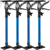 4 Etai de Soutien Tlescopique de Porte de 51 cm  115 cm bleu