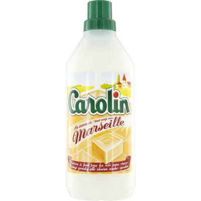 Lot de 12 Nettoyant Ménager Au Savon De Marseille CAROLIN (1*12 litres )