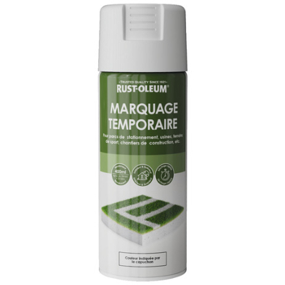 Aérosol marquage temporaire 400ml blanc mat