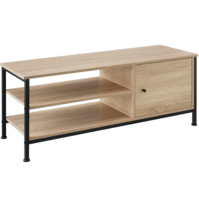 Meuble bas Durban 110x40x45,5cm Bois clair industriel, Chêne Sonoma