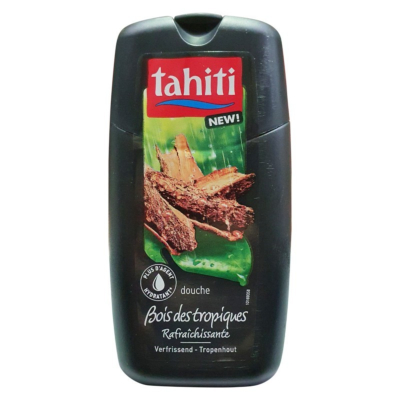 Lot de 12 Gel Douche Tahiti Flacon 300 ml Bois des tropiques 