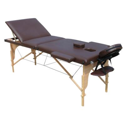 Table de massage Pliante 3 Zones - 13 cm d'épaisseur + Housse noir