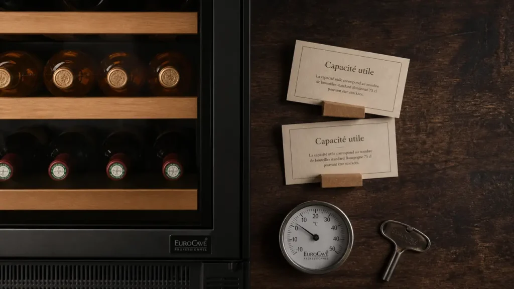 Cave à vin professionnel : température stable, capacité juste