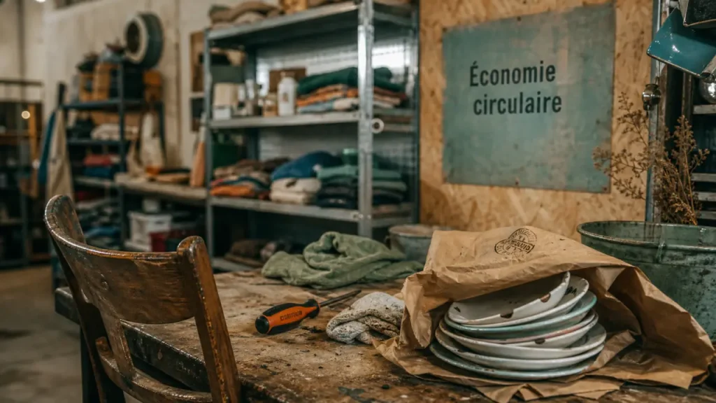 Ecocyclerie des Mauges : établir de réparation et objets réemployés