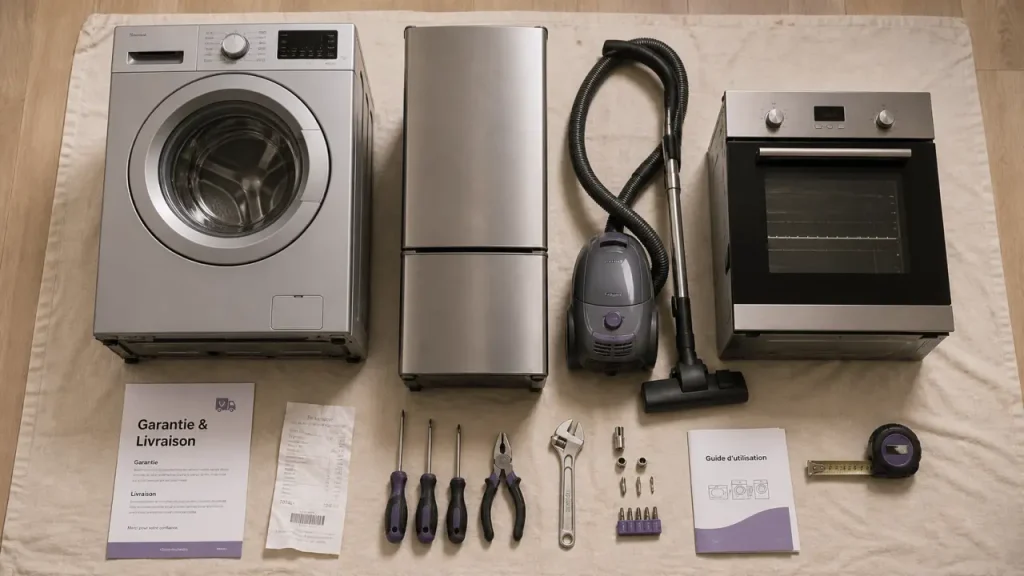 Électroménager seconde main Paris : lave-linge, frigo et garantie