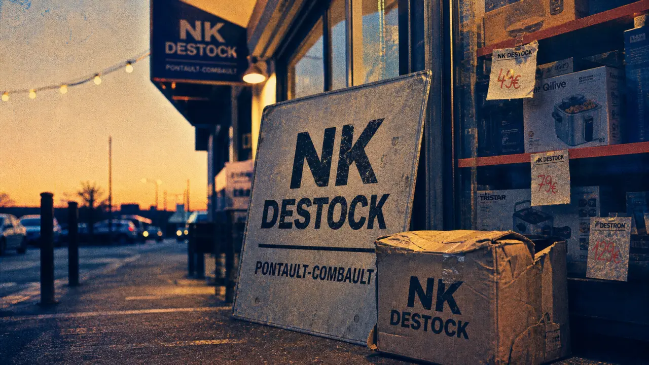 Entrée NK destock pontault-combault, magasin déstockage