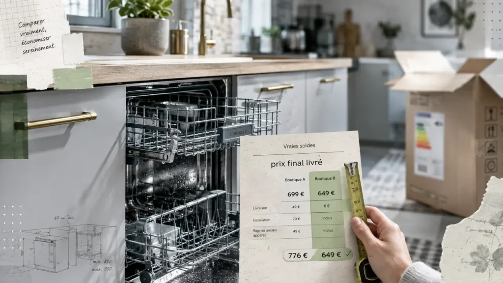Lave-vaisselle en soldes : 45 cm, 60 cm, bruit et services avant d’acheter