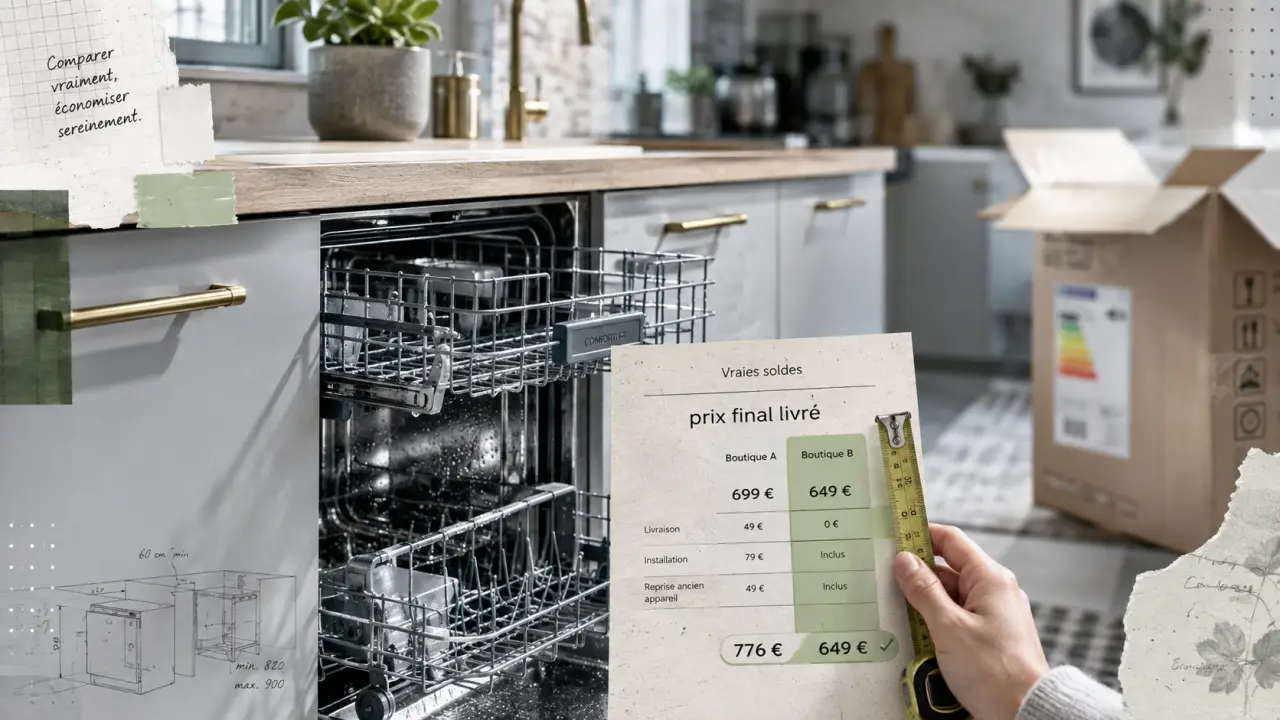 Lave vaisselle soldes : 45 cm et 60 cm, bruit et conseils avant achat