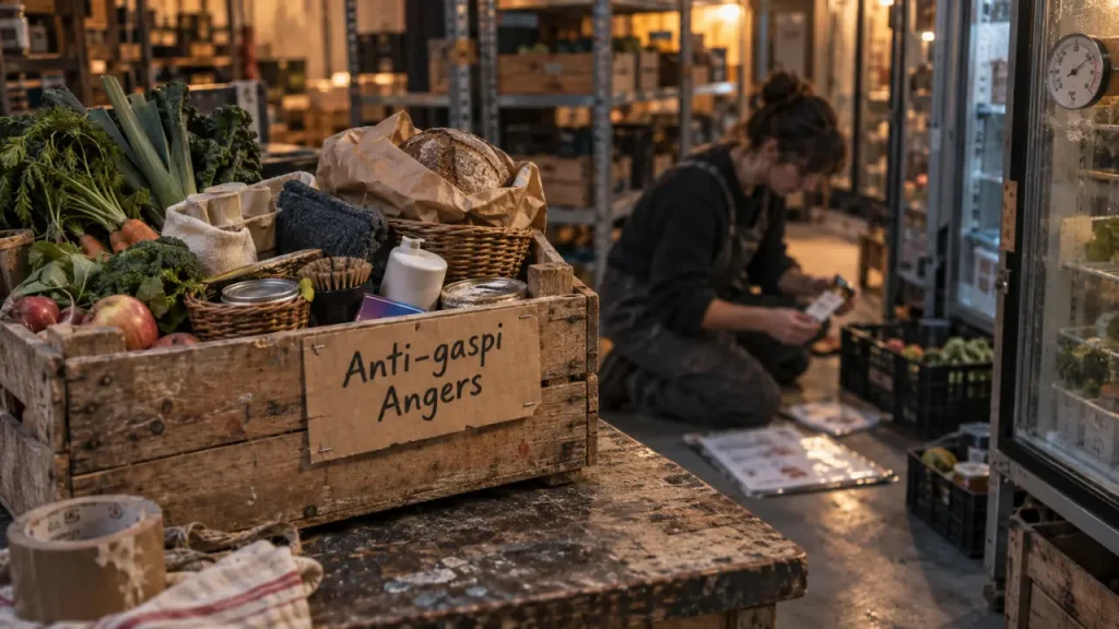 Magasin anti gaspillage Angers : paniers réutilisables et retrait choisi