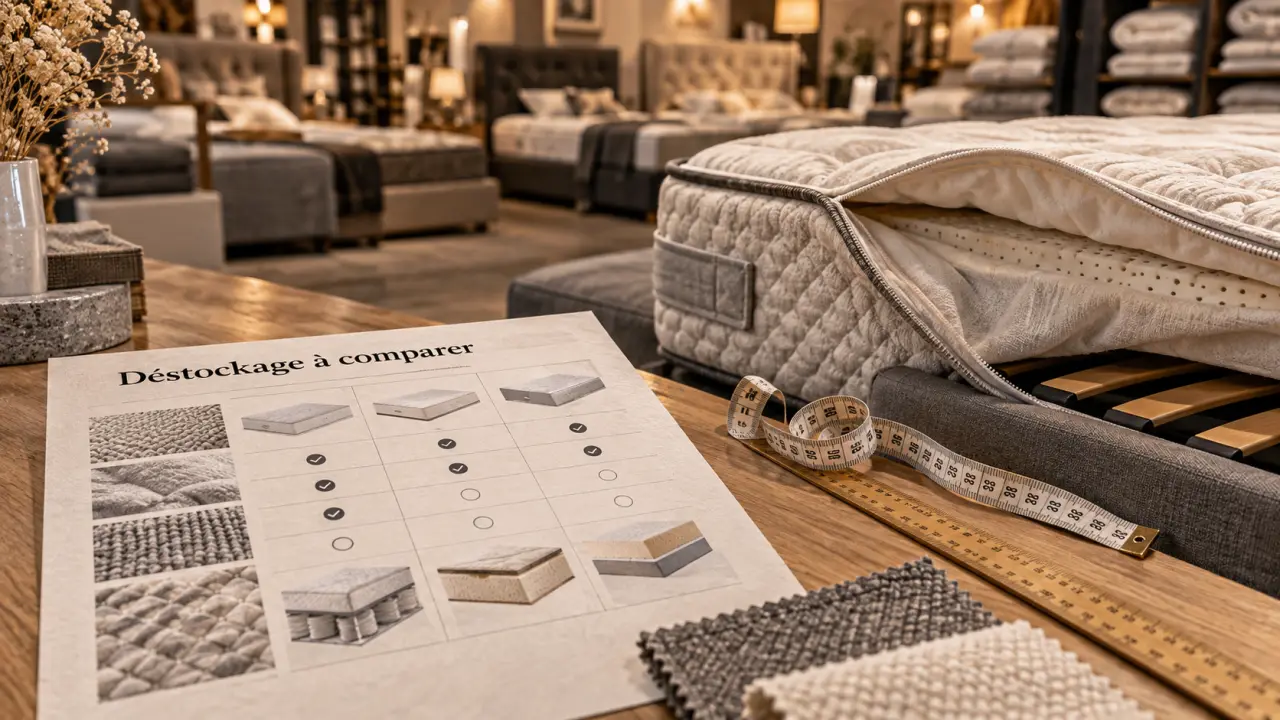 Maison de la literie déstockage : comparer des matelas -40%