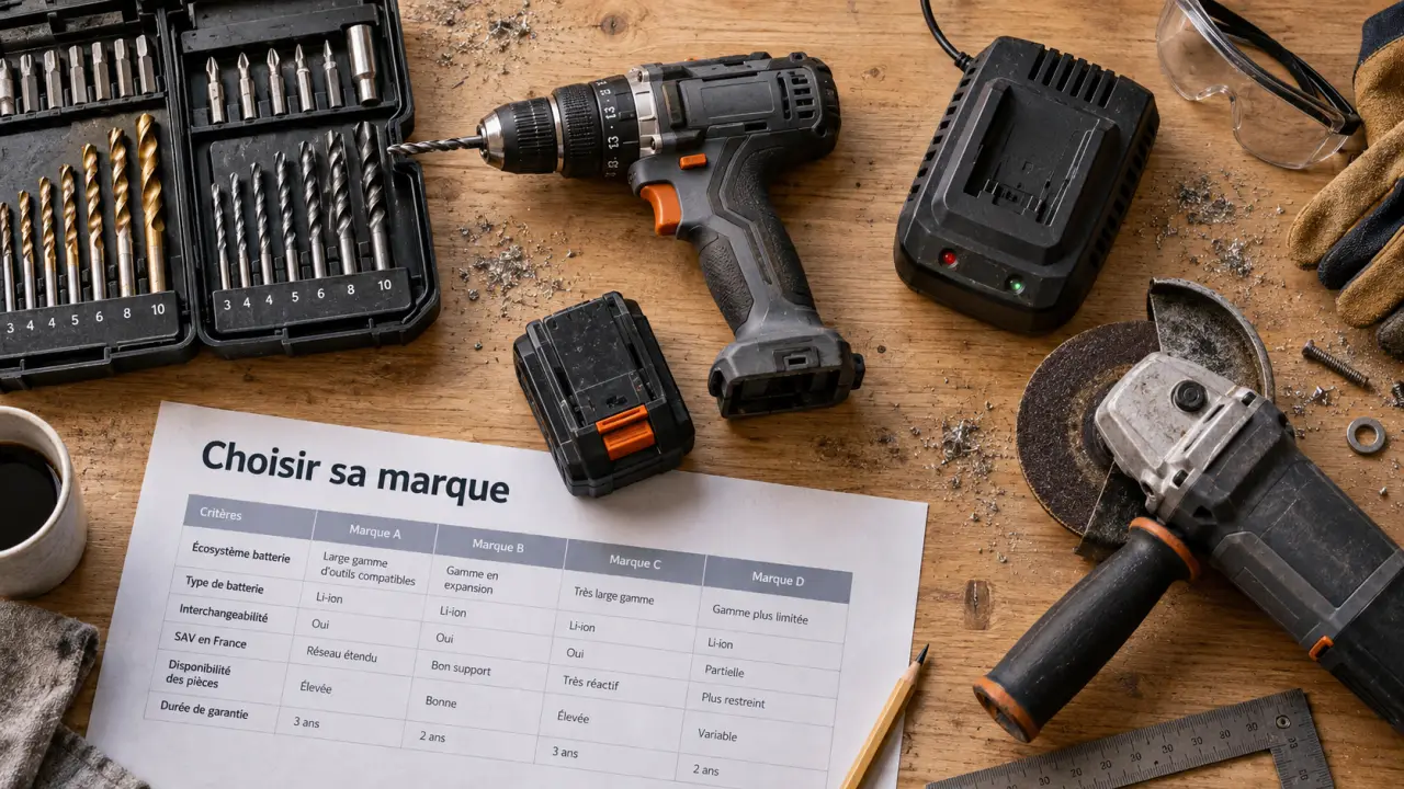 Marque electroportatif : batterie amovible et outil sans fil