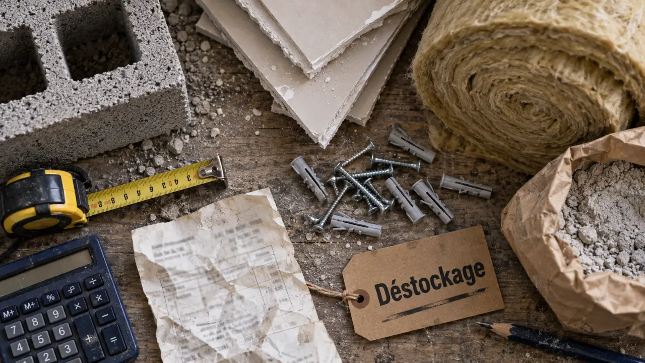 Ou acheter des matériaux de construction pas cher : déstockage et retrait local de parpaings, plaques et isolants