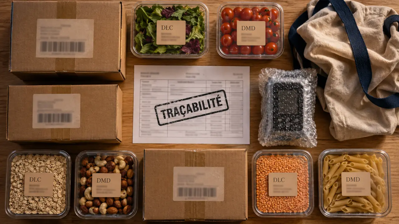 Invendues valorisées : denrées, cartons et traçabilité