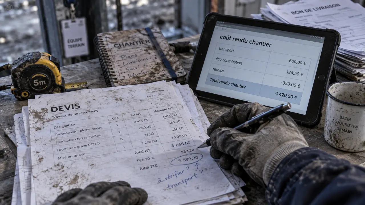 lecoindubtp trouver fournisseur BTP : devis chantier et comparaison de coûts